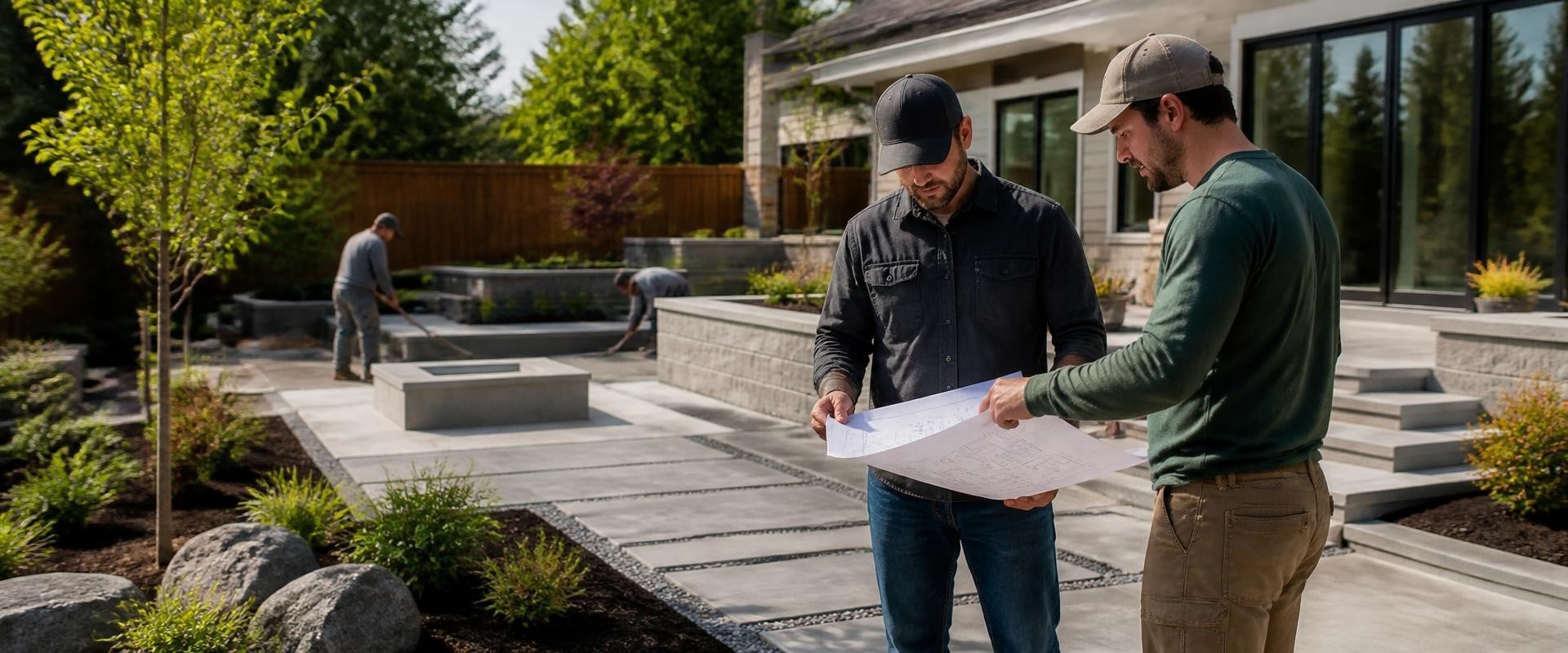 Coordinating Landscape Contractors and Concrete Contractors for Backyard Renovations